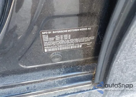 2013 BMW 528I from USA, damaged, VIN WBAXG5C58DD234445